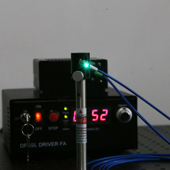 505nm 500mW Green Laser Beam Fiber Coupled Laser With Power Supply